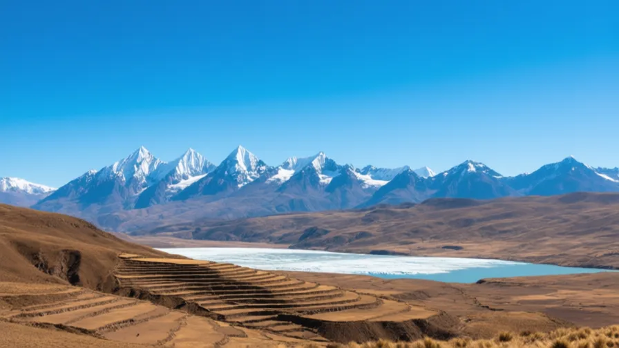 AI-generated landscape illustration of The Andes