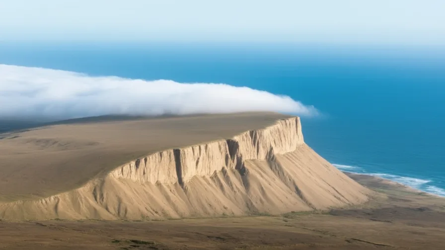 AI-generated landscape illustration of Table Mountain