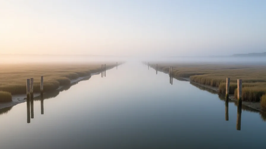 AI-generated landscape illustration of The Venetian Lagoon