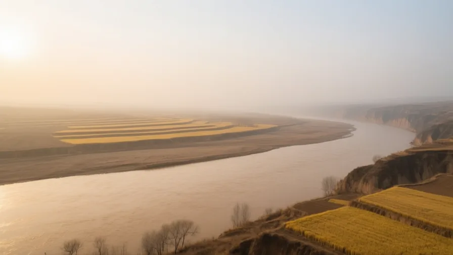 AI-generated landscape illustration of The Wei