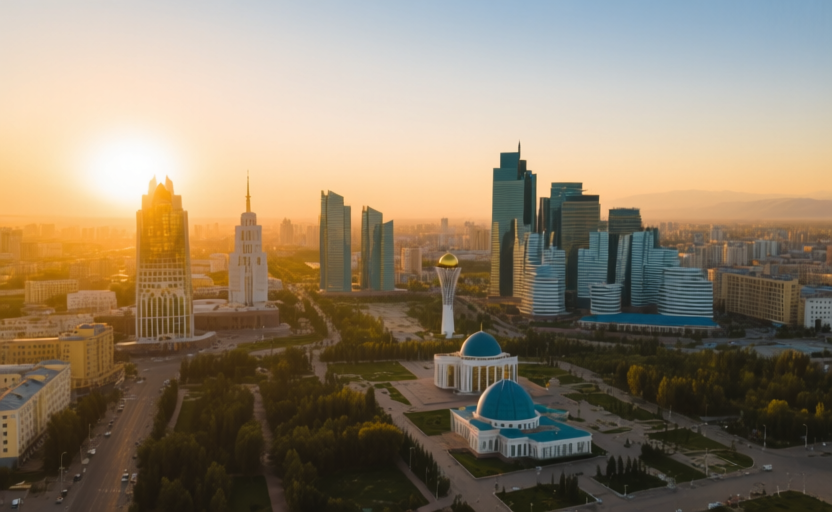 Almaty, Kazakhstan skyline