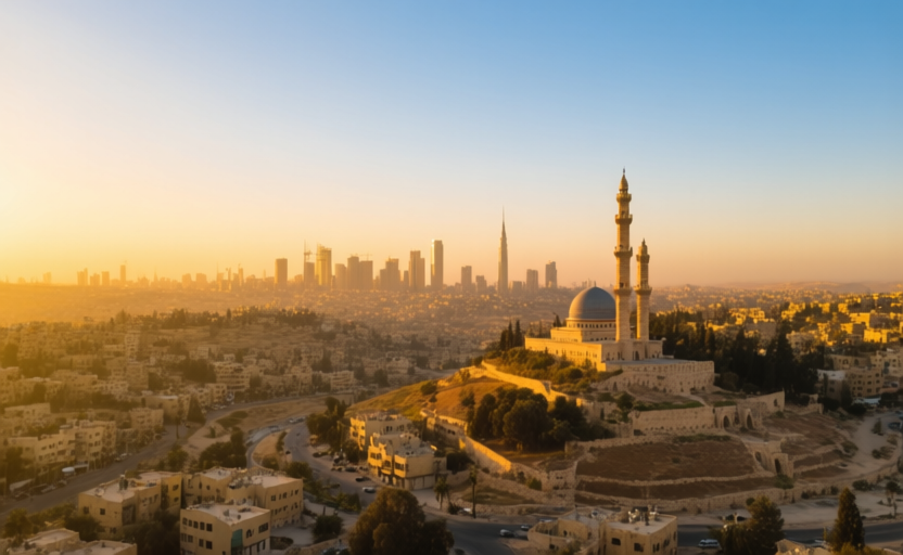 Amman, Jordan skyline