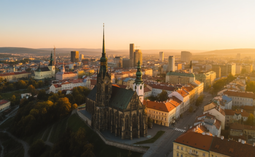 Brno, Czechia skyline