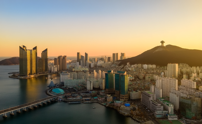 Busan, South Korea skyline