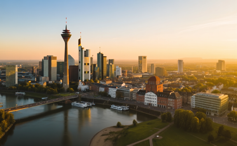 Dusseldorf, Germany skyline