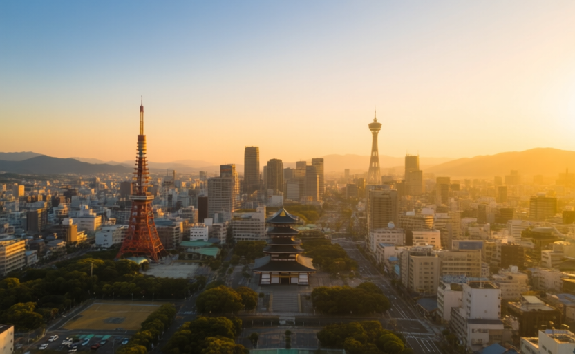 Fukuoka, Japan skyline