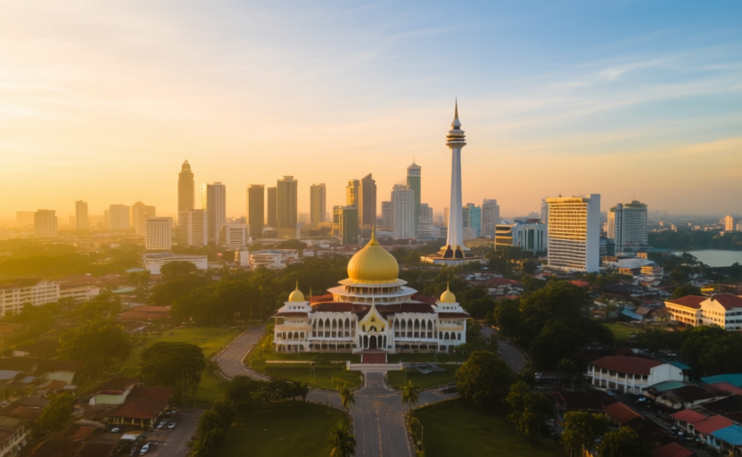 Johor Bahru, Malaysia skyline