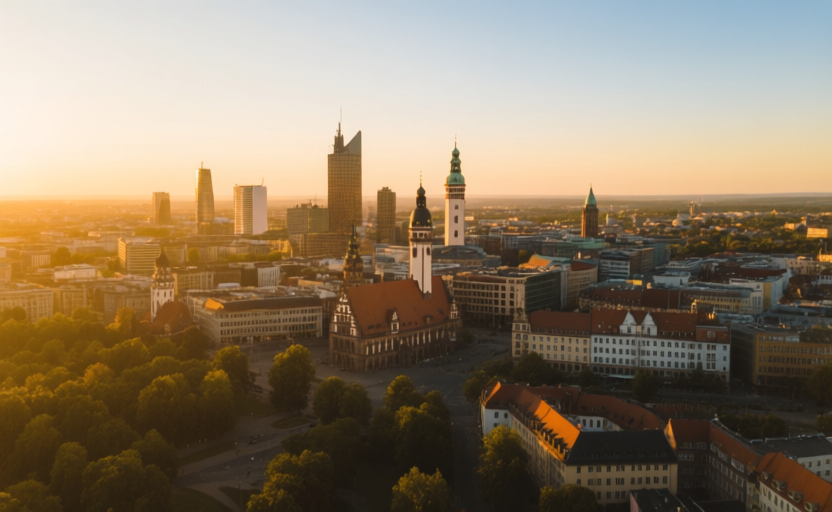 Leipzig, Germany skyline