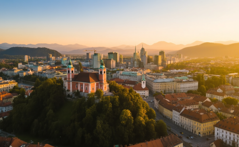 Ljubljana, Slovenia skyline