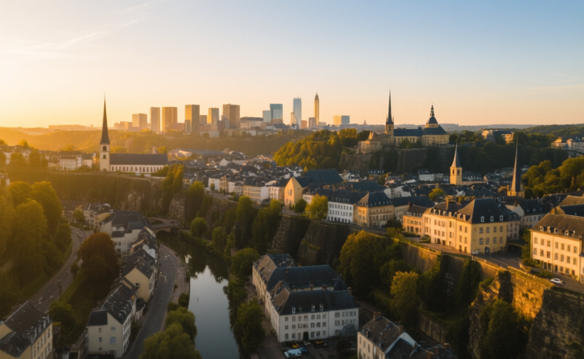 Luxembourg City, Luxembourg skyline