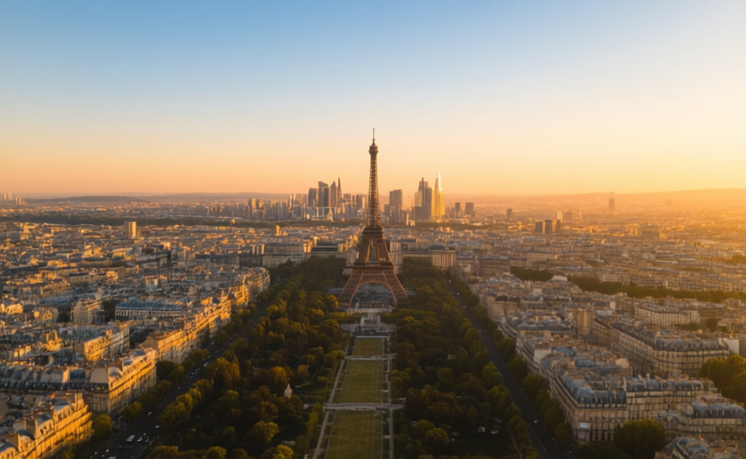 Nice, France skyline