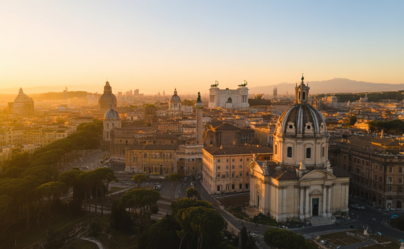 Rome, Italy skyline