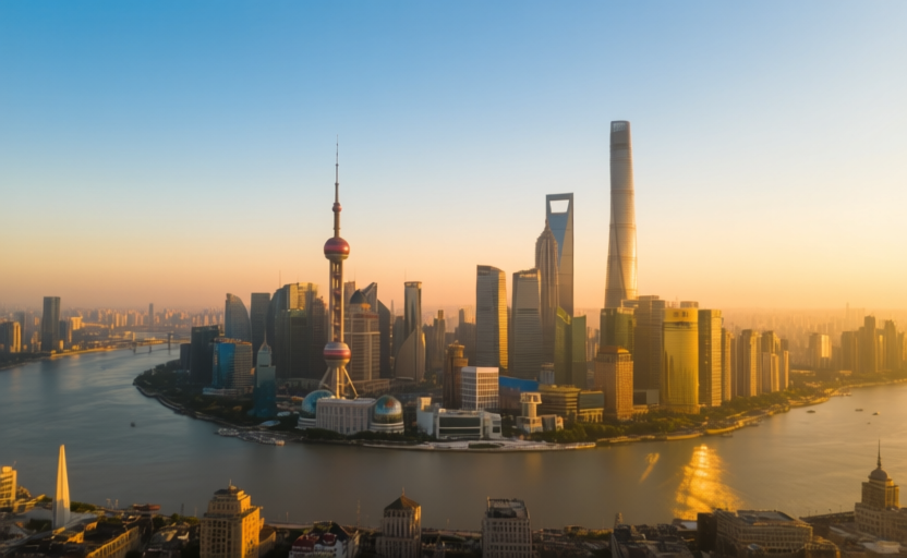Shanghai, China skyline