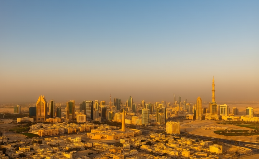 Sharjah, UAE skyline