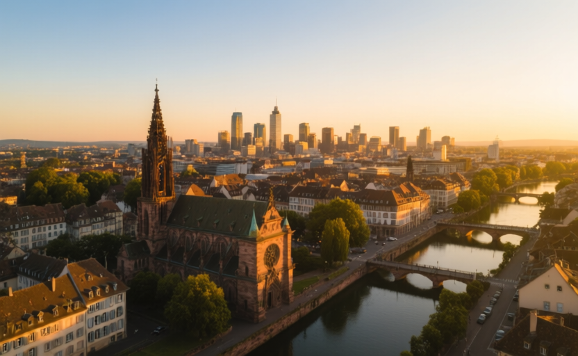 Strasbourg, France skyline