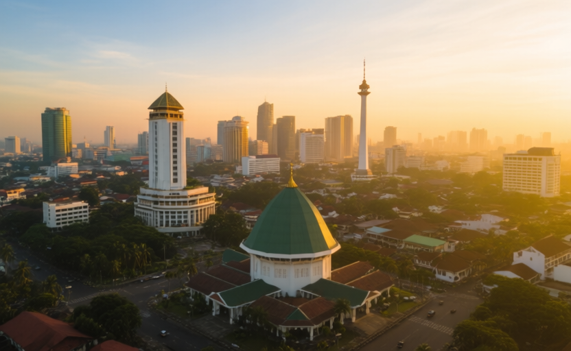 Surabaya, Indonesia skyline