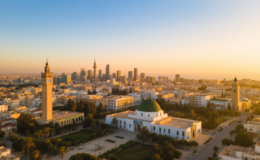 Tunis, Tunisia skyline