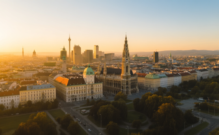 Vienna, Austria skyline