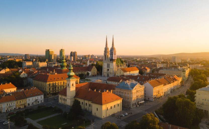 Zagreb, Croatia skyline